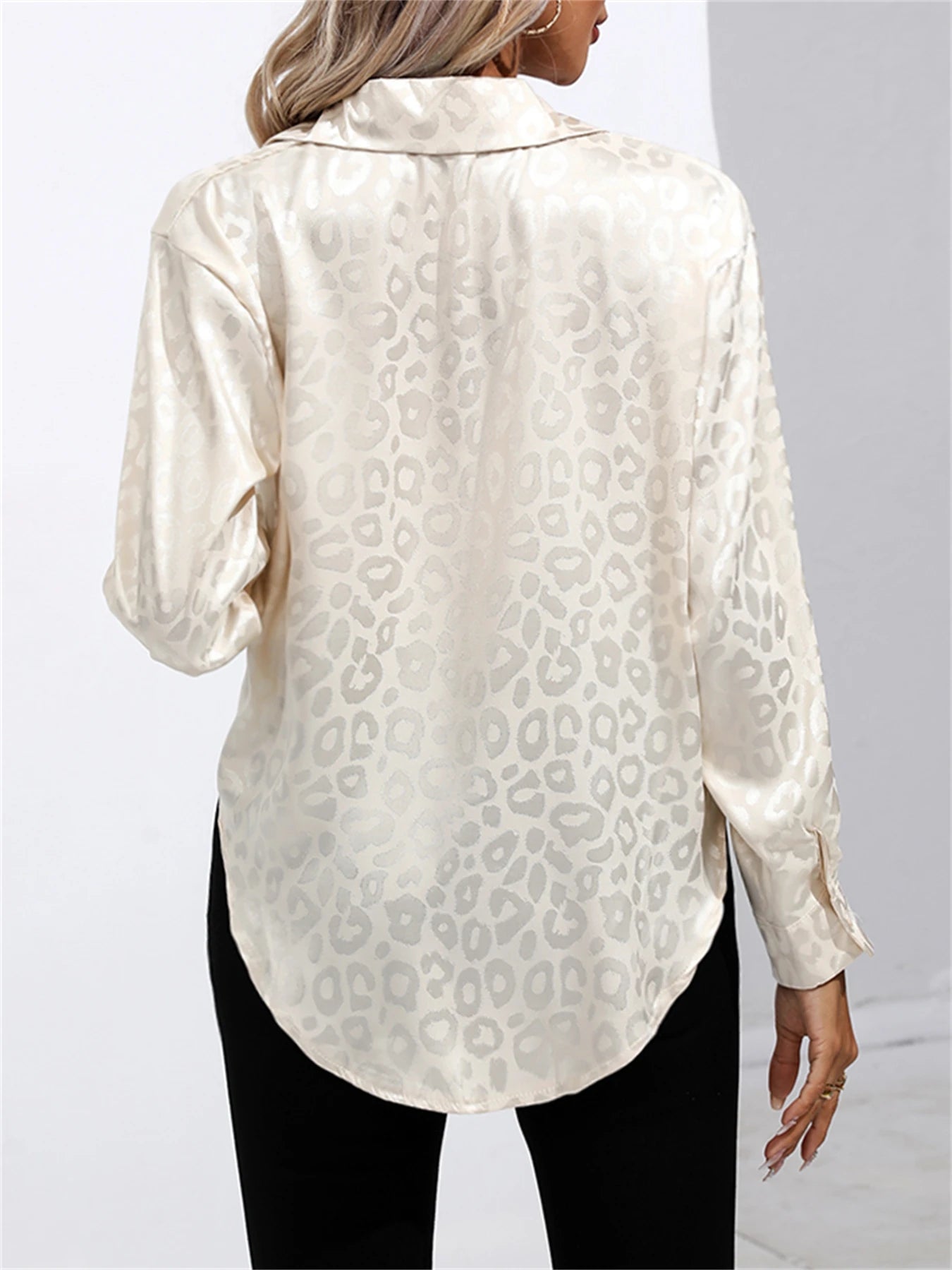 VALMERA CAMICIA LEOPARDATA SATIN