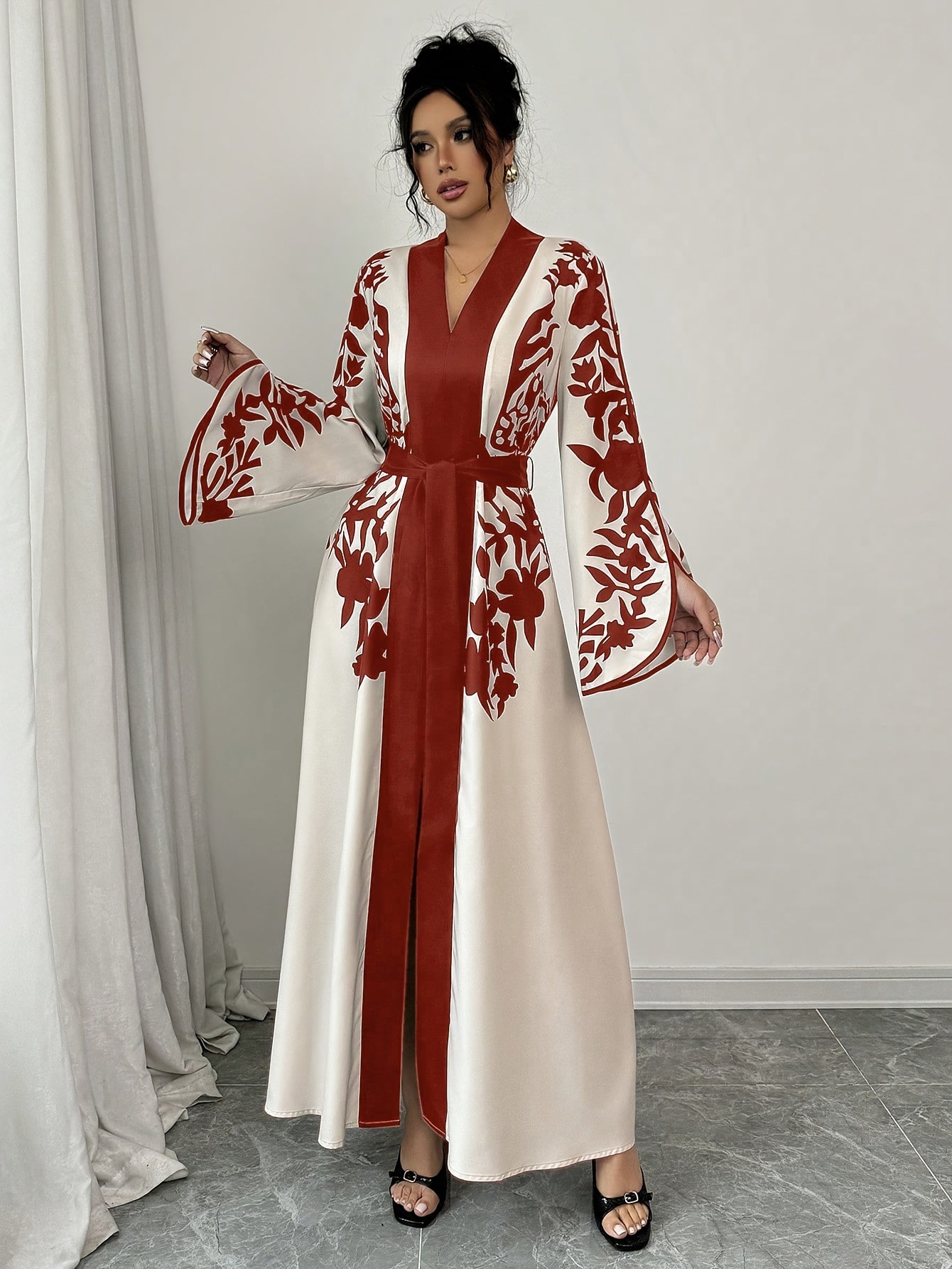 FLOREALE ELEGANTE MAXI ABITO