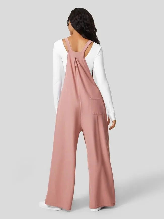 Sydney - Clinkly Vrouwen Los Jumpsuit (WH)