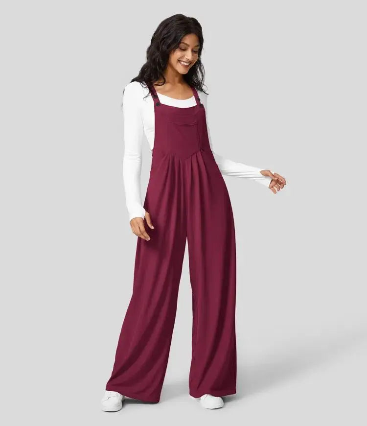 Sydney - Clinkly Vrouwen Los Jumpsuit (WH)