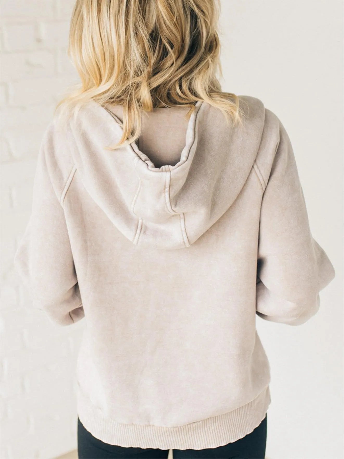 Arden | Dames Hoodie met halve rits